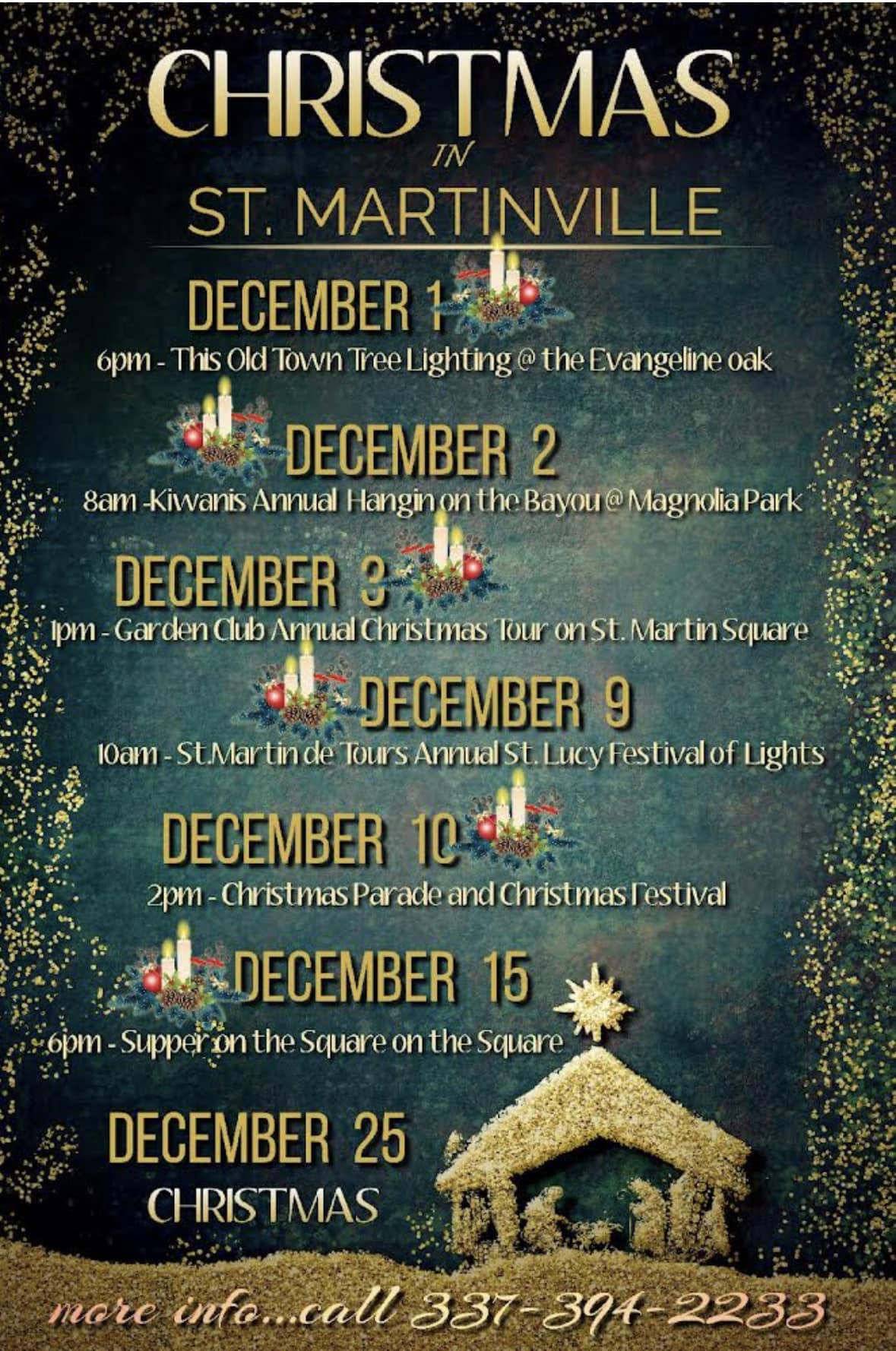 Christmas on the Bayou Festival St. Martinville Z105.9 The Soul of