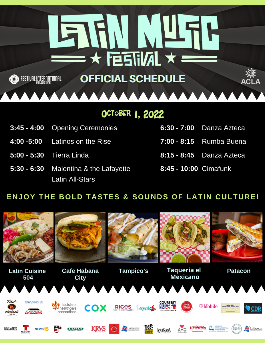 Latin Music Festival Official Schedule THIS SATURDAY Z105.9 The